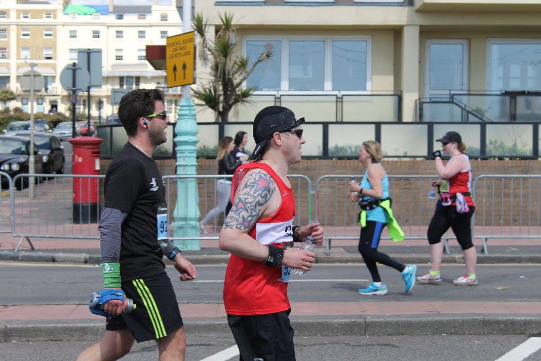 The FRR Club Place Brighton Marathon 17th April 2016 runner Paul